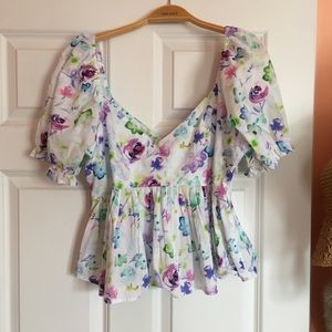 NWT Urban Outffiters Floral top
